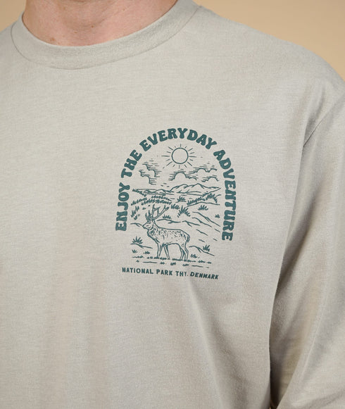 Backyard Ch Men'S Brushed Ls T-Shirt